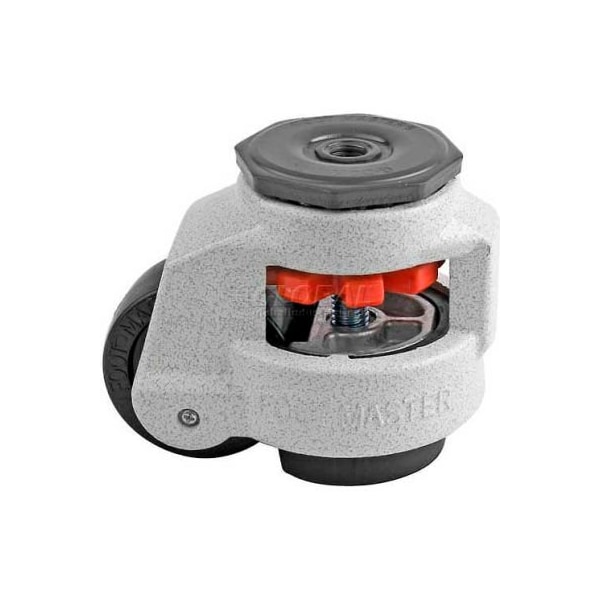 Casters Wheels & Industrial Handling Foot Master Swivel Stem Manual Leveling Caster - 1100 Lb. - 63mm Dia. Nylon Wheel GD-80S-1/2 - main